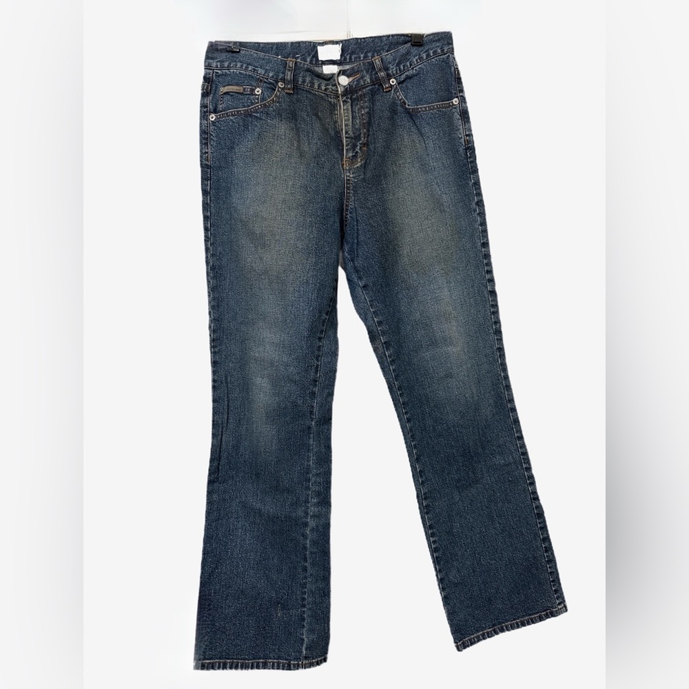 Calvin Klein Jeans Blue Denim Boot Cut  Size 10 - Picture 2 of 6